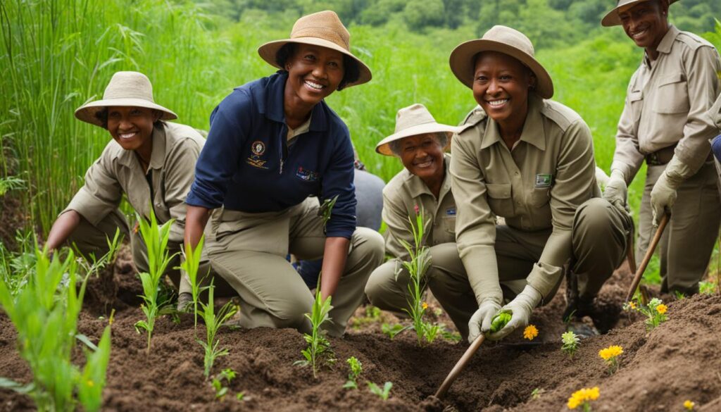 Bamboo reforestation