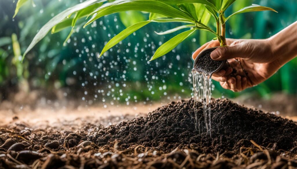 Bambusa nutans watering and fertilizing