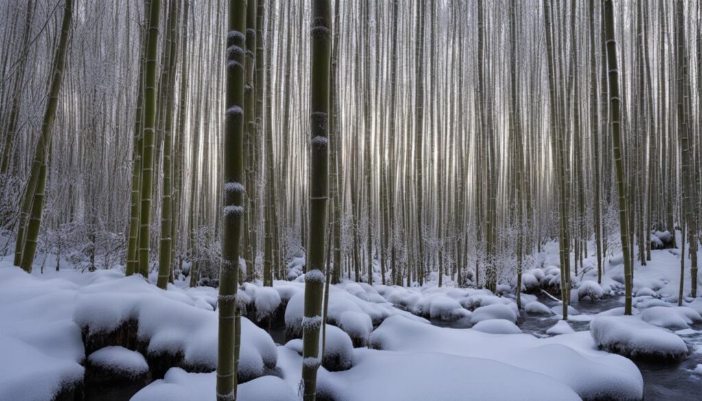 Chusquea bamboos cold tolerance