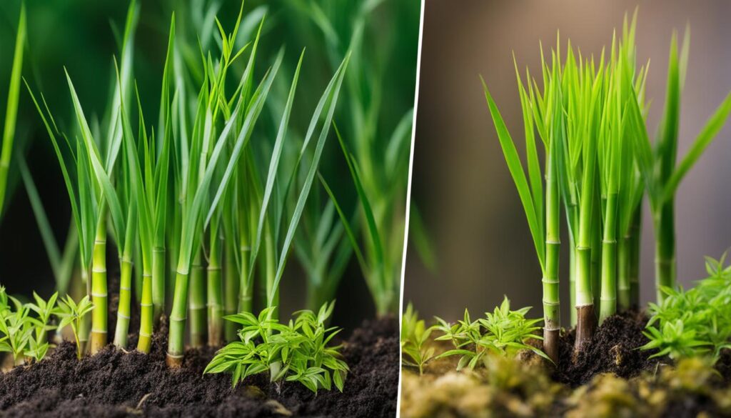 Fargesia sp. 'Rufa' Growth and Development