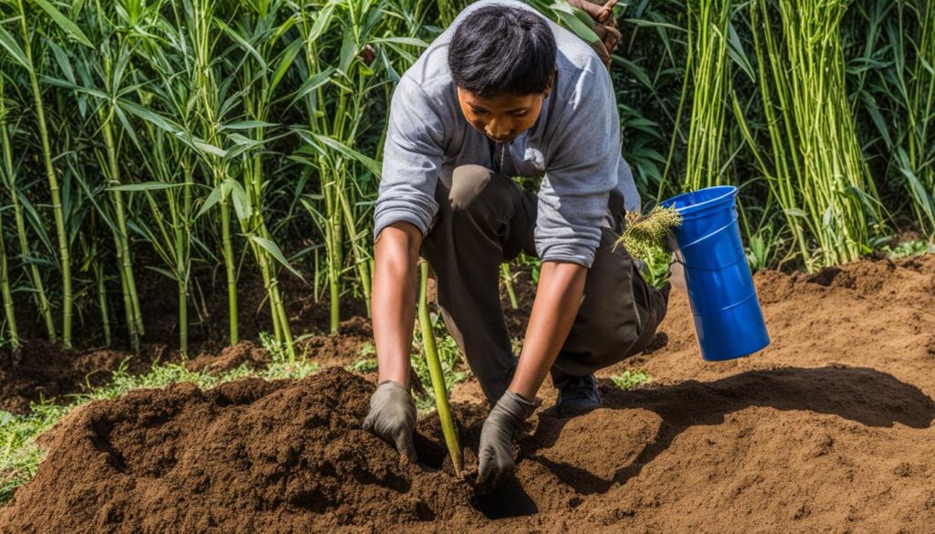 Planting Chusquea culeou