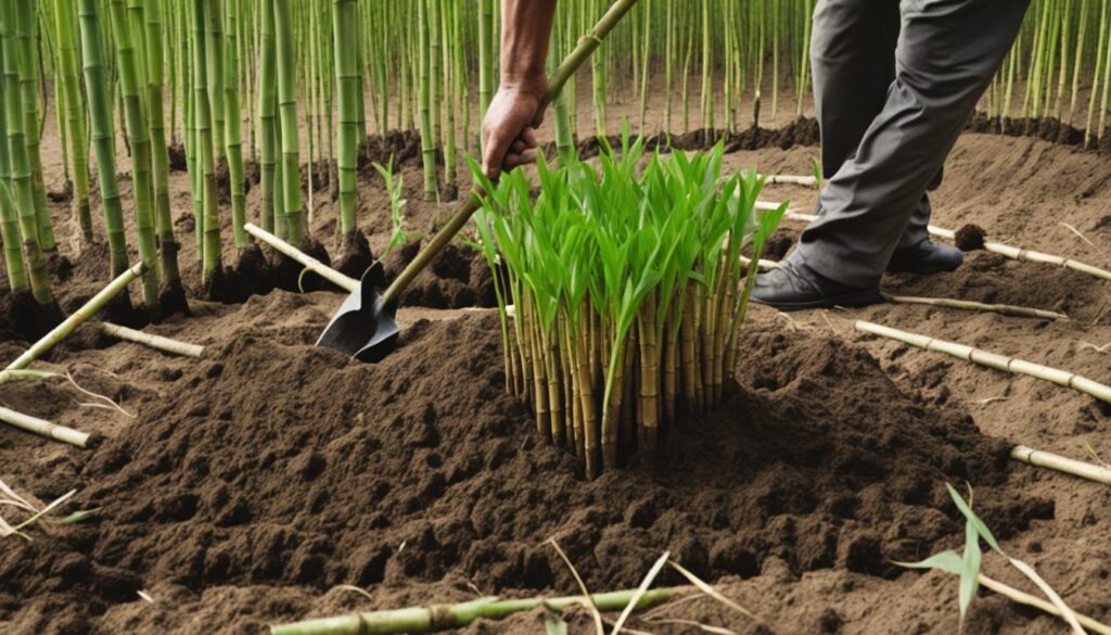 Propagation of Dendrocalamus strictus