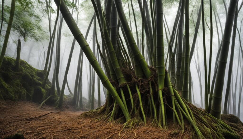 Running Bamboo Growth