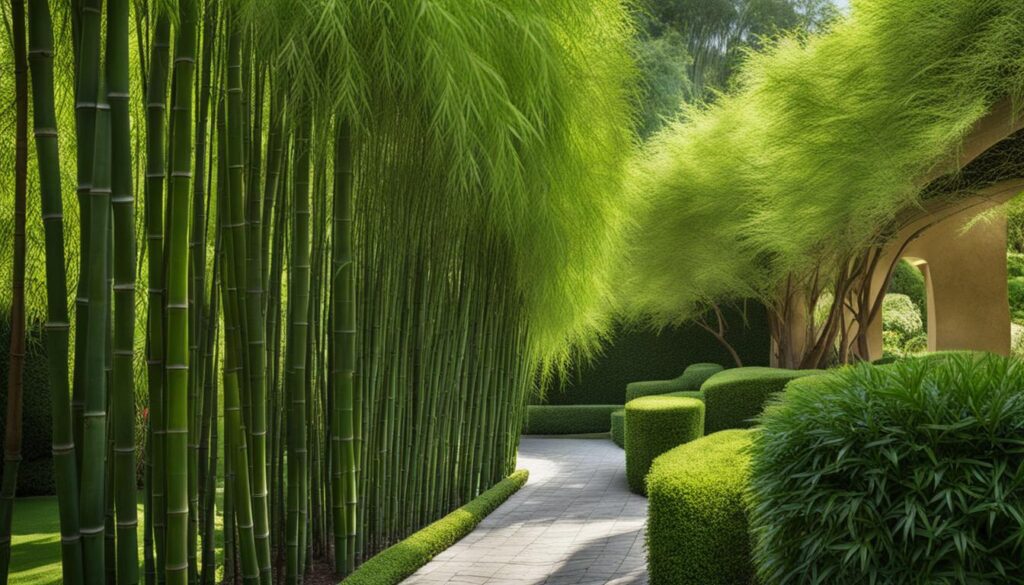 bamboo hedge