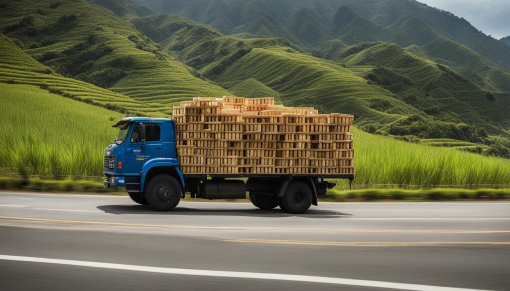 bamboo shipping in the U.S.