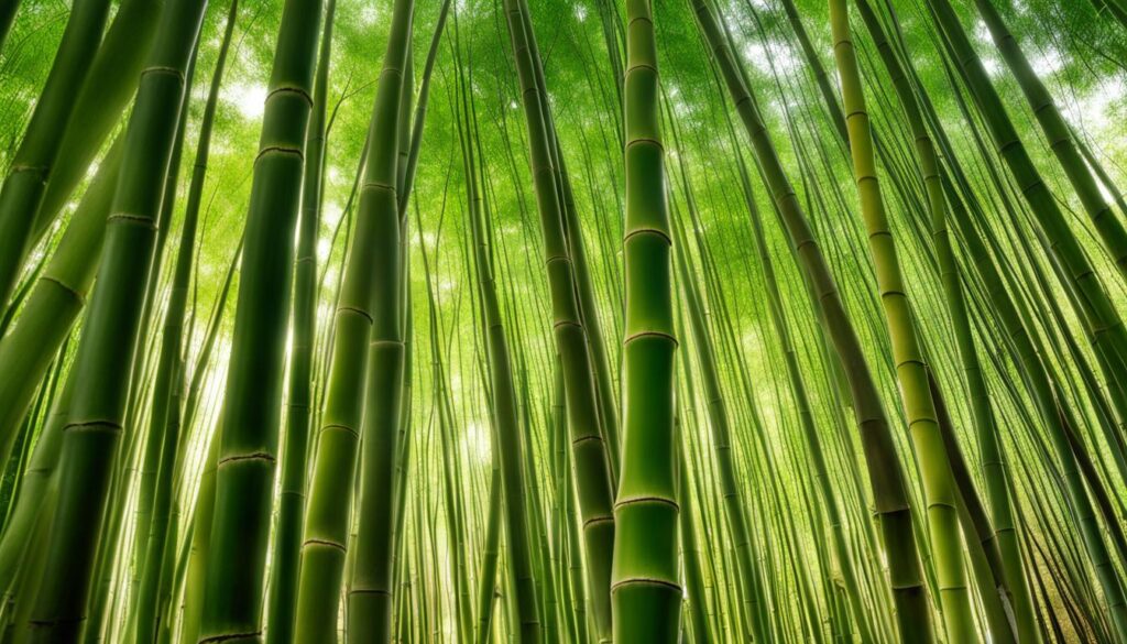 diverse bamboo species