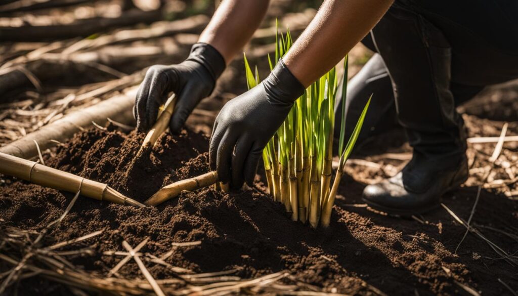 planting bamboo