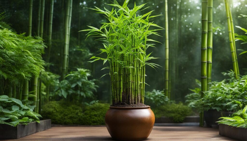 Green Scaly Giant Bamboo containers