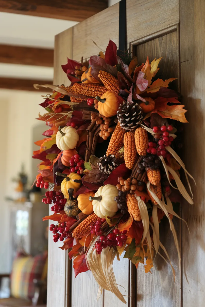 1. Harvest Bounty Wreath