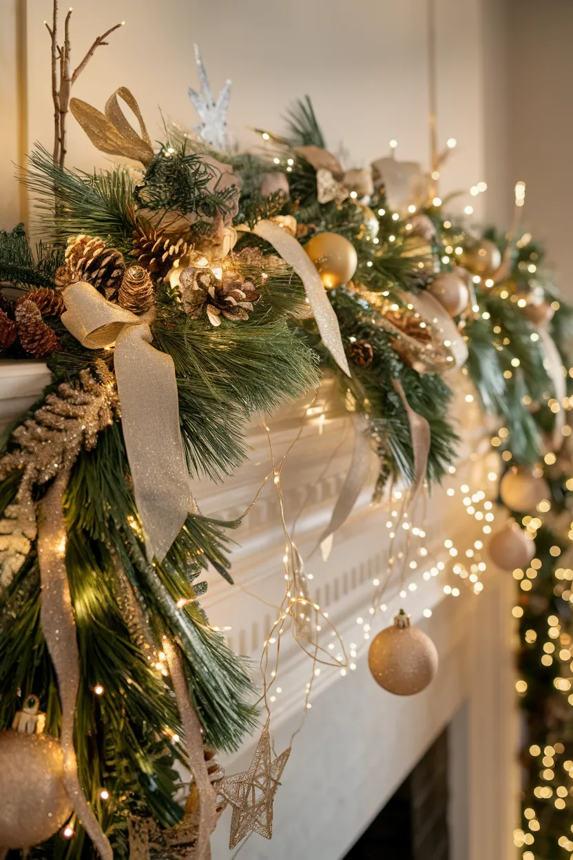 11. Golden Glamour Garland