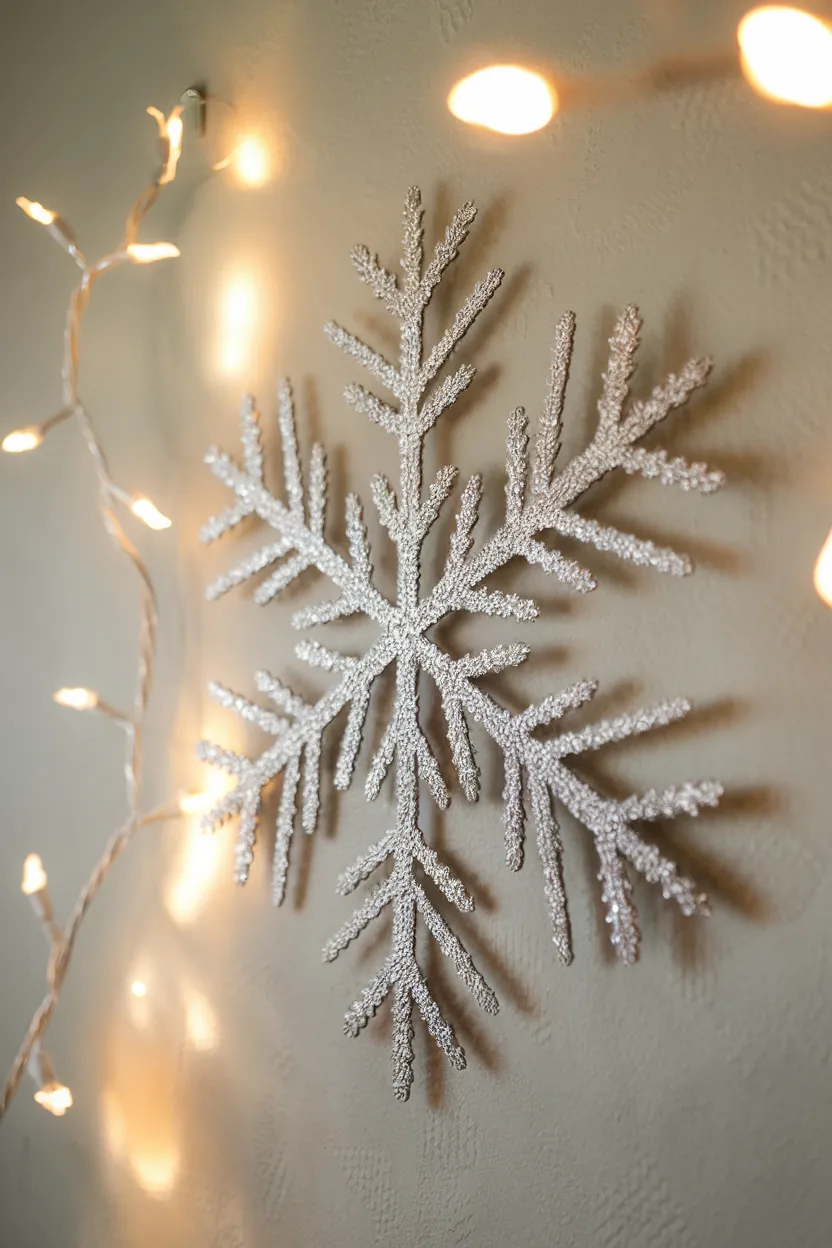 11. Snowflake Wall Ornament