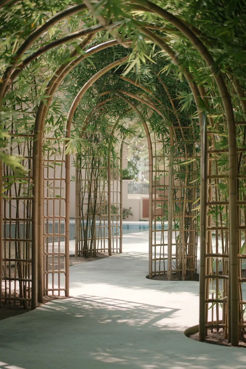 13. Bamboo Trellis Arches