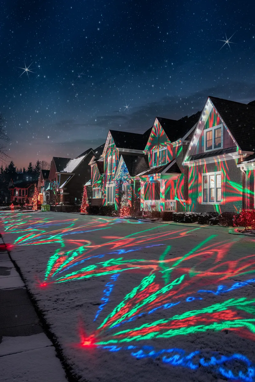 16. Laser Christmas Light Projectors