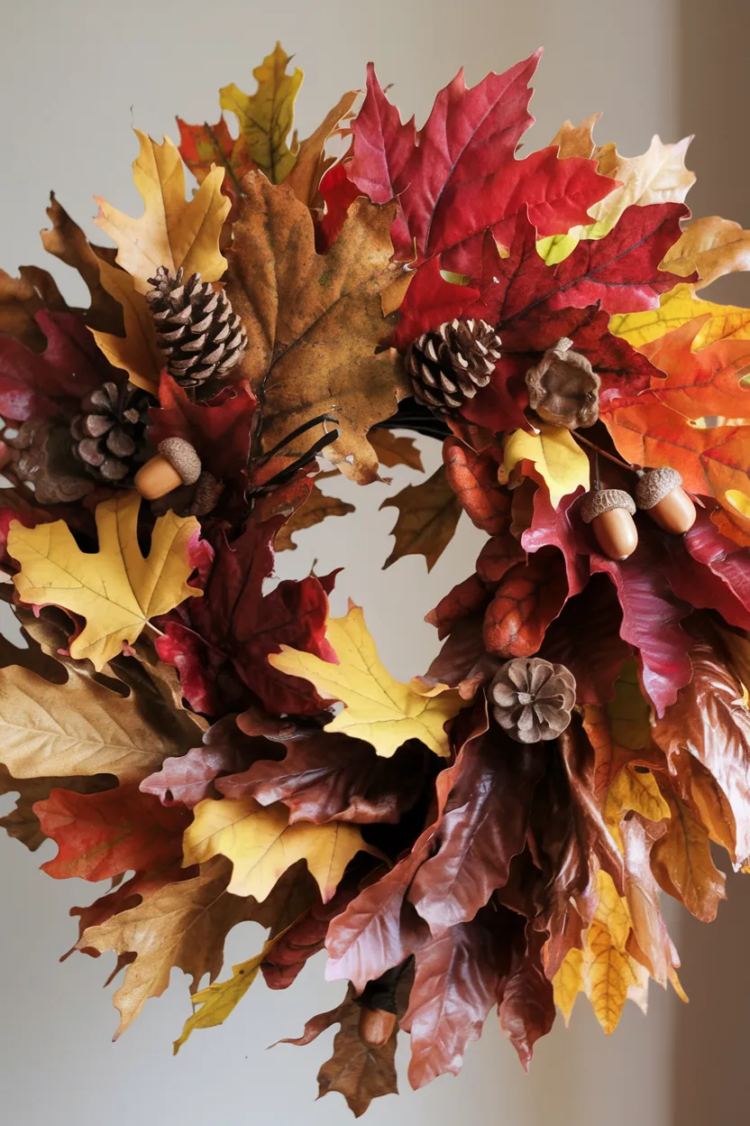 2. Autumn Leaves Wreath