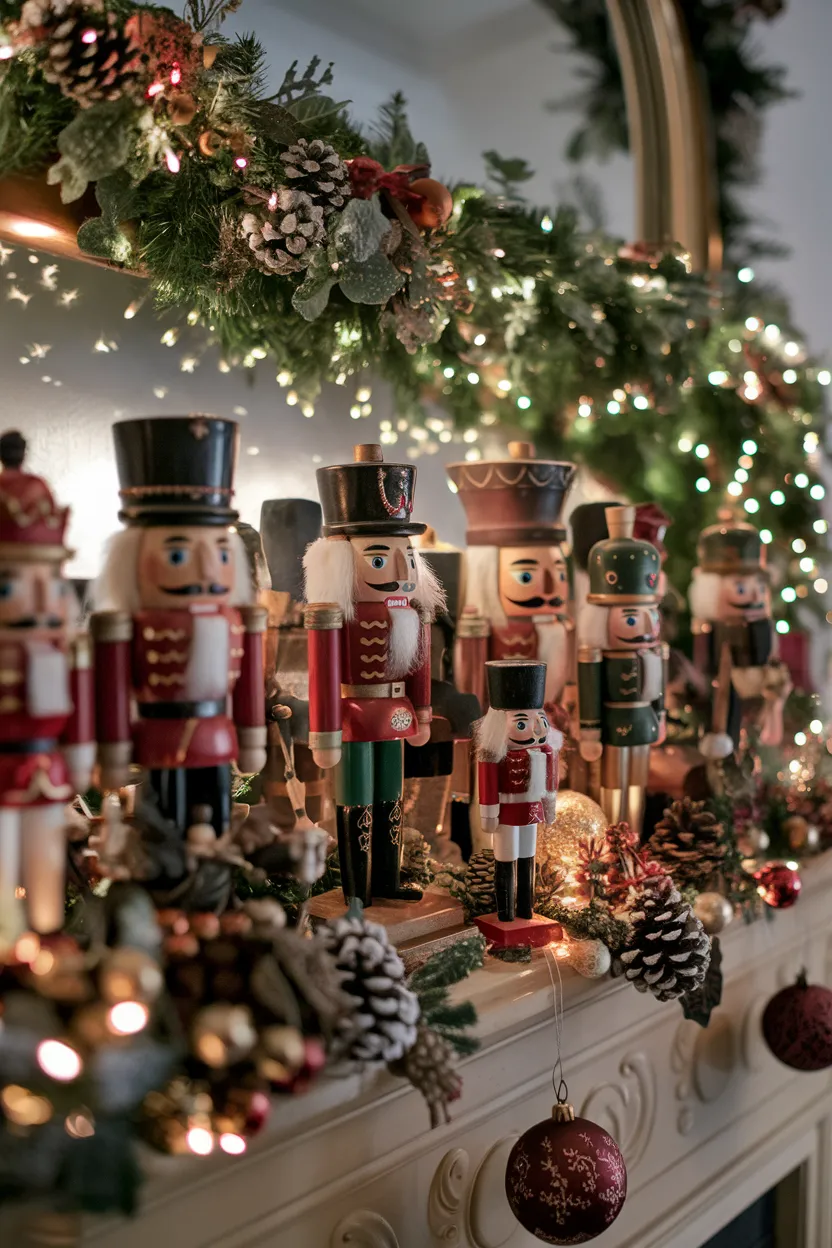 2. Vintage Nutcracker Display