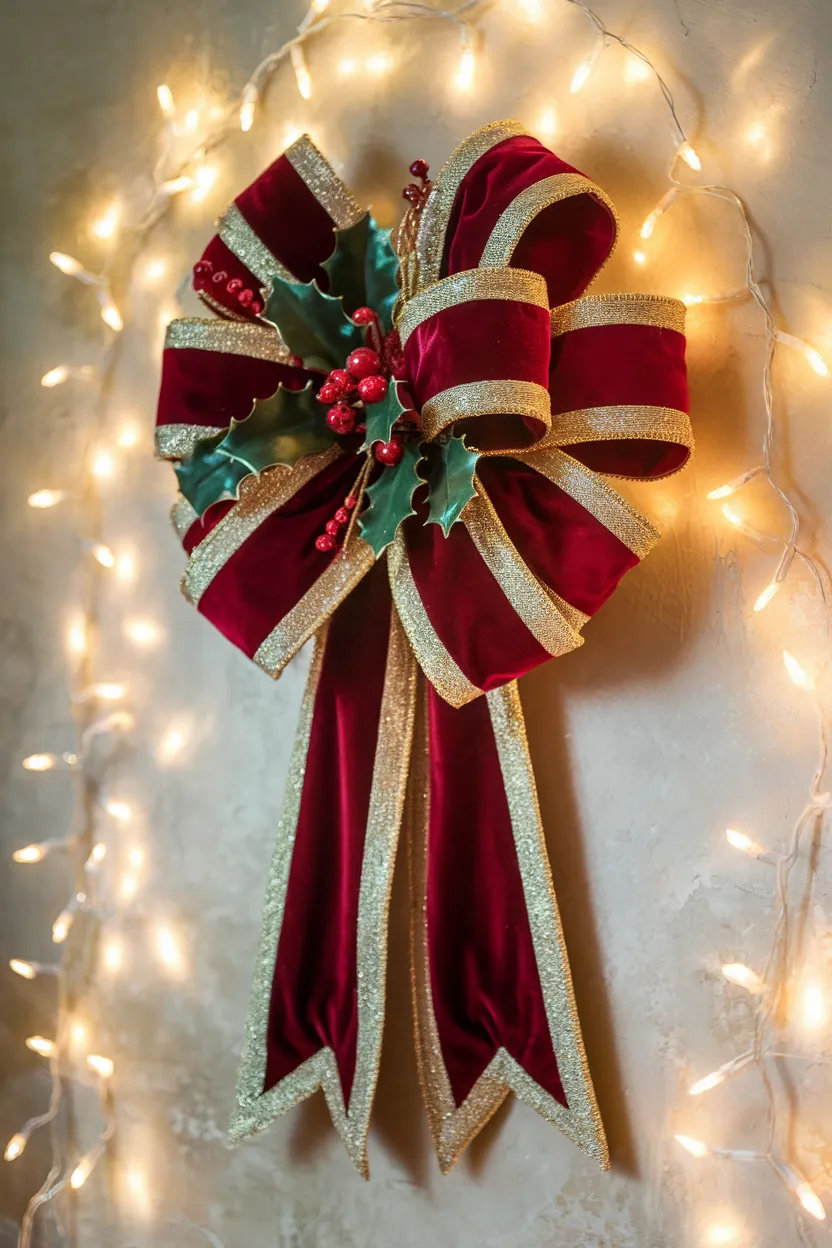 26. Festive Bow Wall Accent