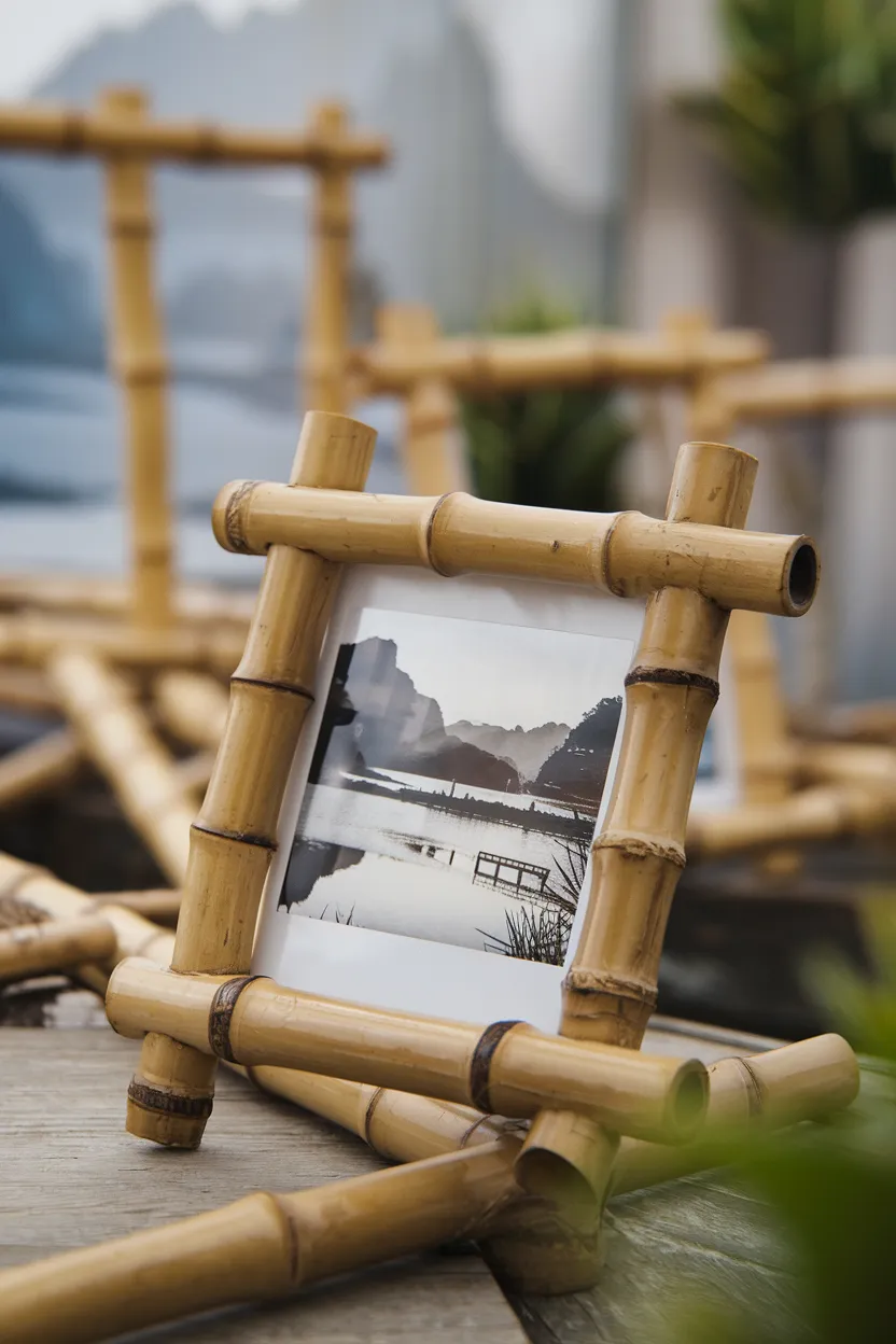 8. Bamboo Floating Frame