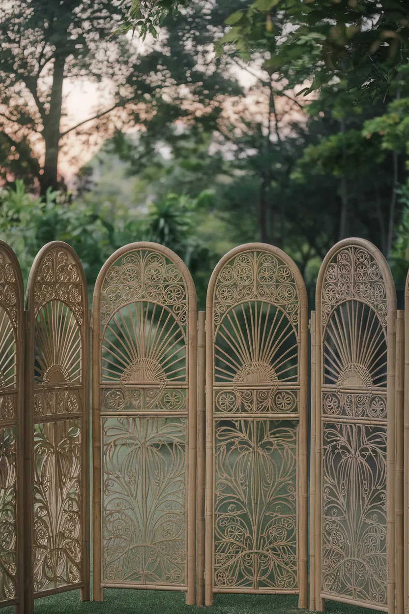 8. Decorative Bamboo Panel