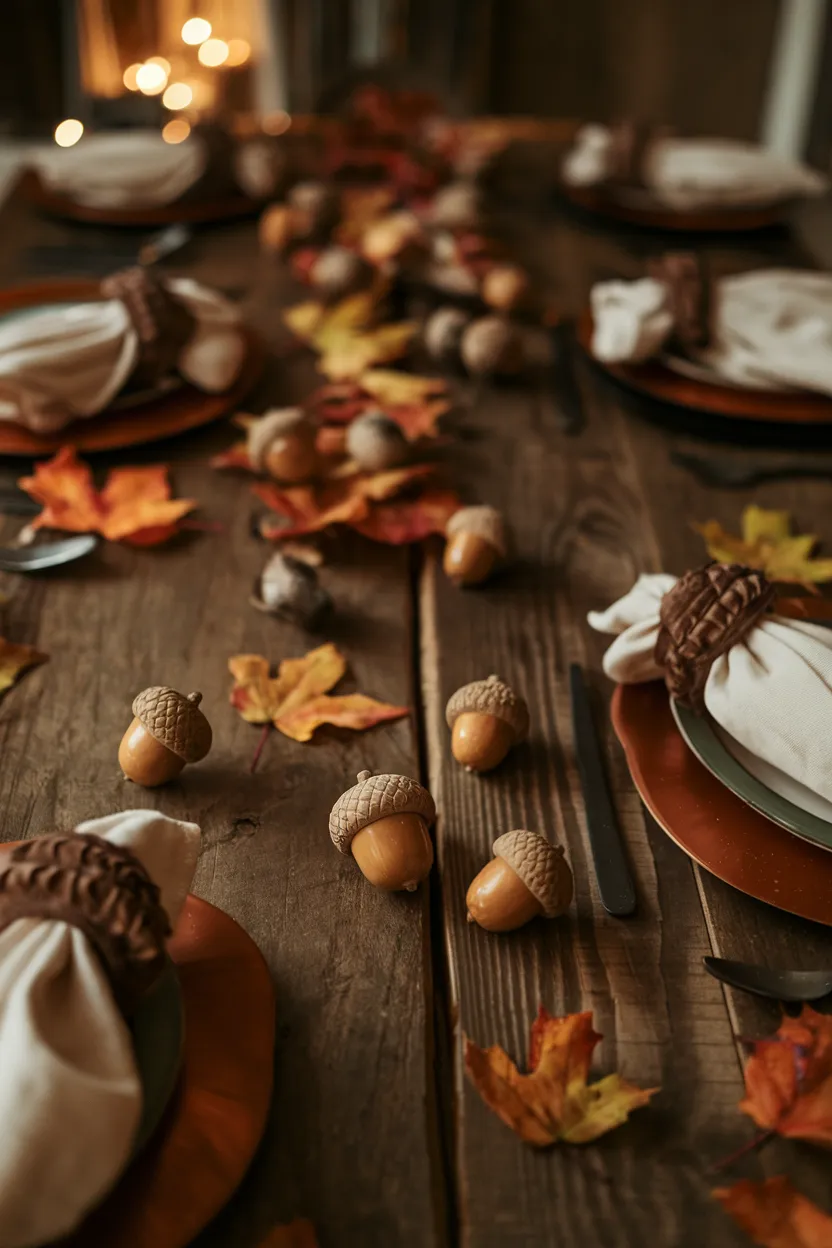 12. Acorn Napkin Rings