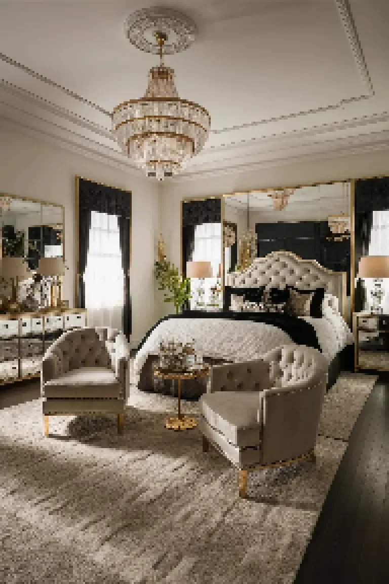 14. Hollywood Glam Bedroom