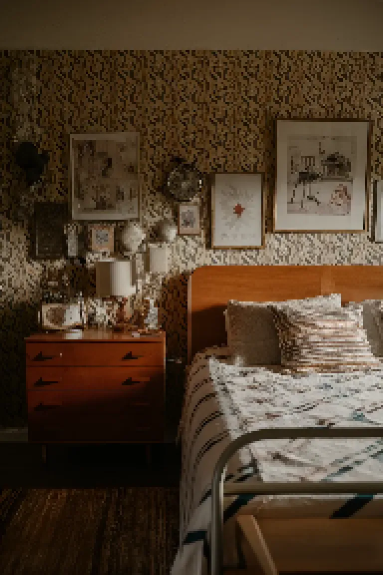 16. Vintage Retro Bedroom