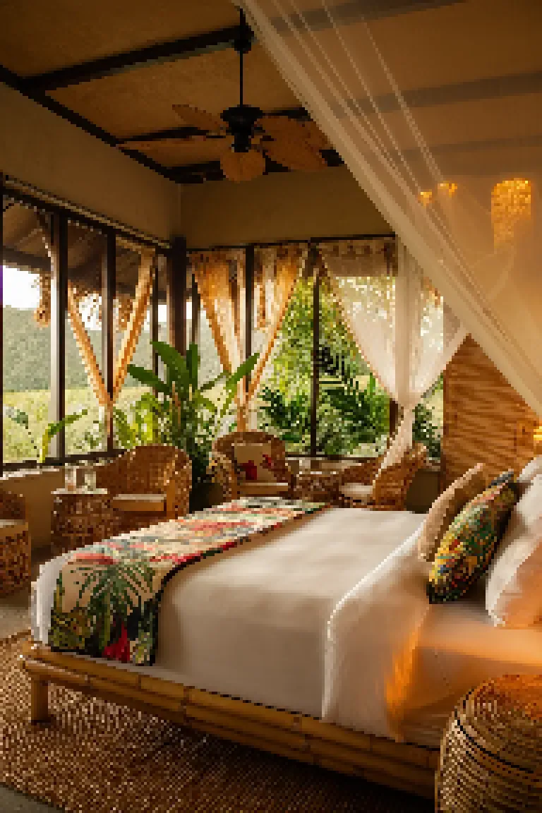 17. Tropical Paradise Bedroom