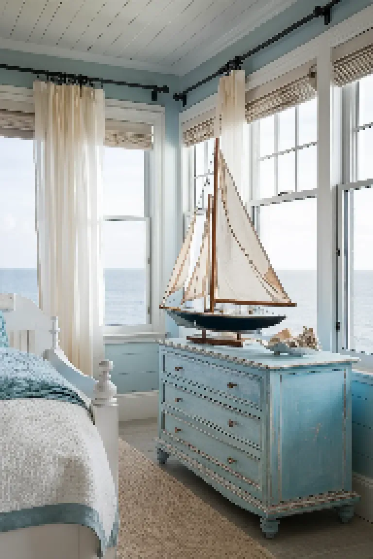 18. Nautical Seaside Bedroom