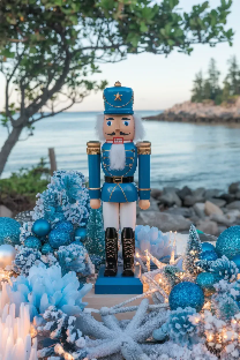 18. Ocean Blue Nutcracker Soldier