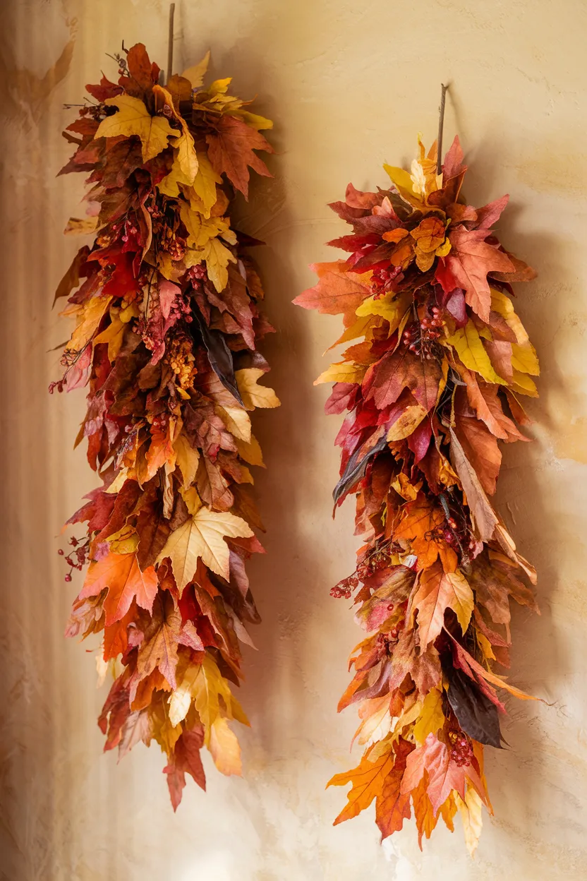 2. Autumn Leaf Garlands