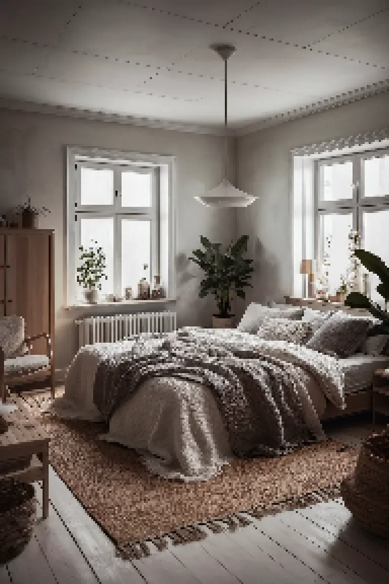 2. Scandinavian Bedroom Retreat