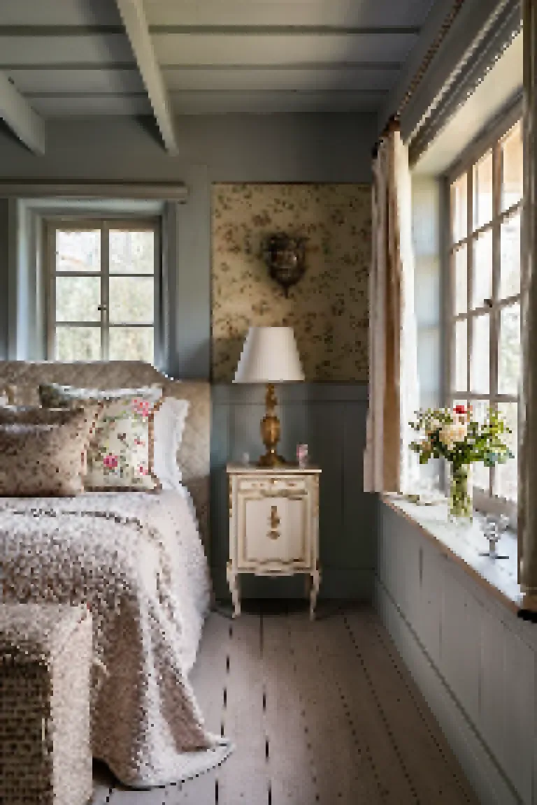 20. Cottage Charm Bedroom