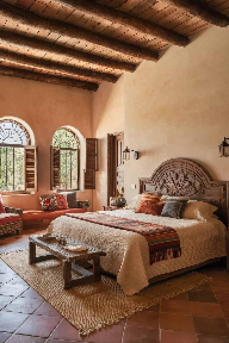 25. Hacienda Style Bedroom