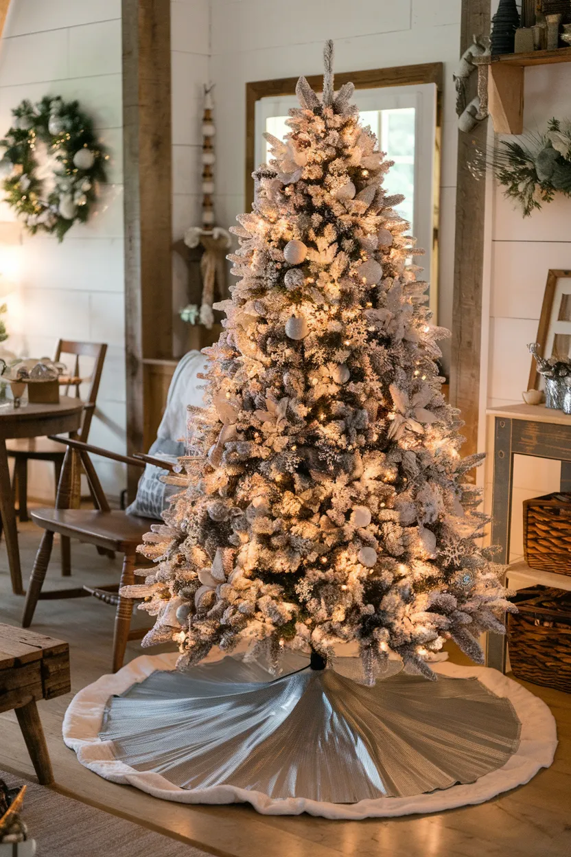 3. Galvanized Metal Tree Skirt