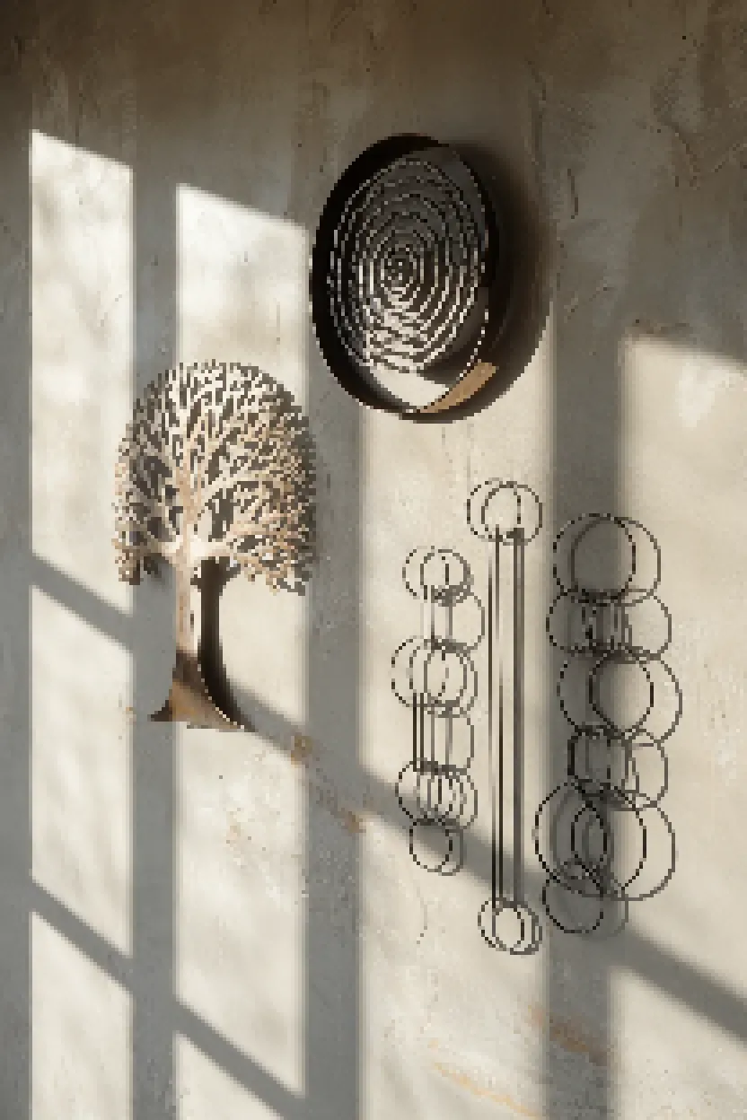 3. Metal Wall Sculptures