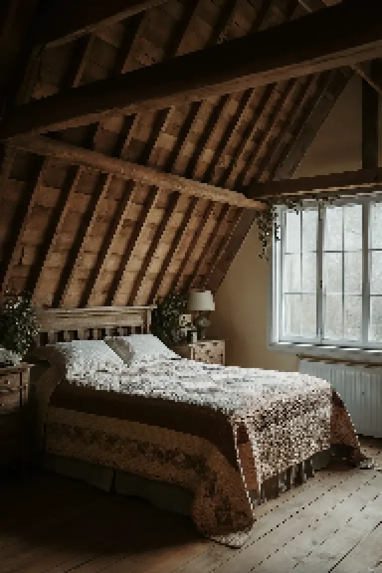 3. Rustic Farmhouse Bedroom