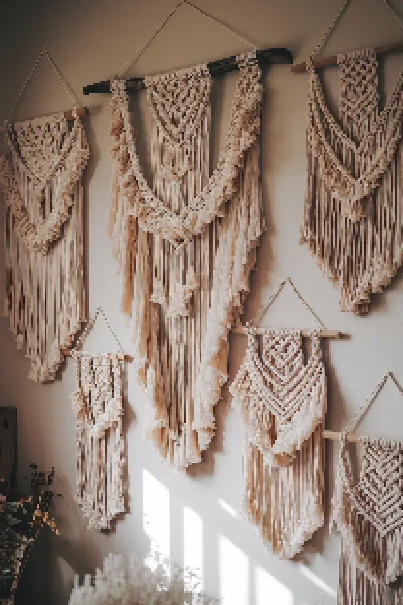 7. Macrame Wall Hangings