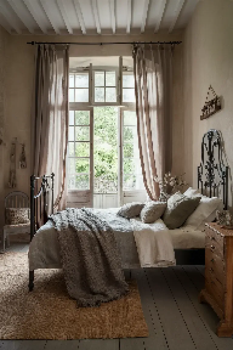 9. French Country Bedroom