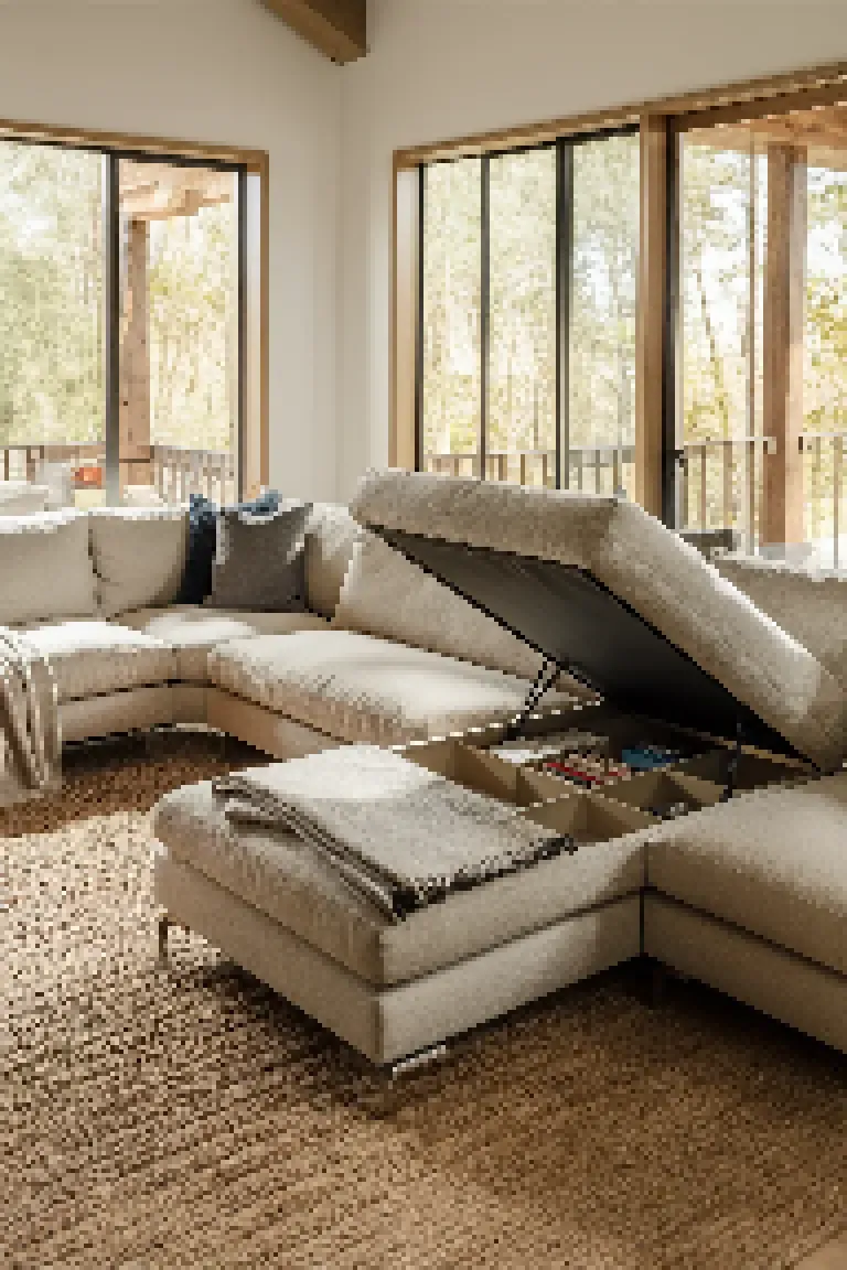 10. Sectional Sofa Storage