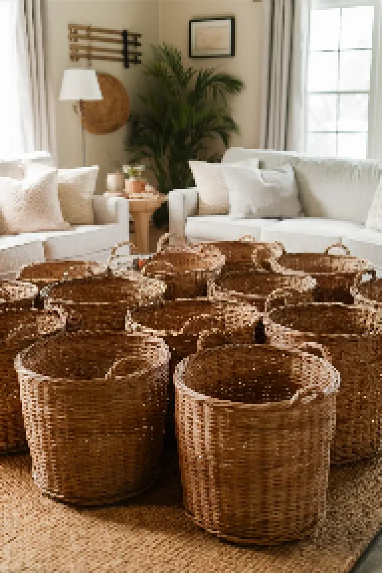 12. Large Wicker Baskets