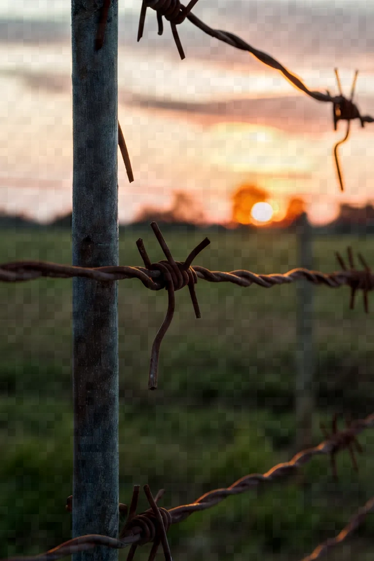 13. Barbed Wire Fencing