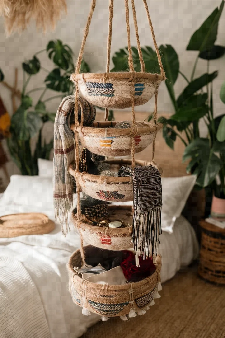 17. Tiered Hanging Organizer