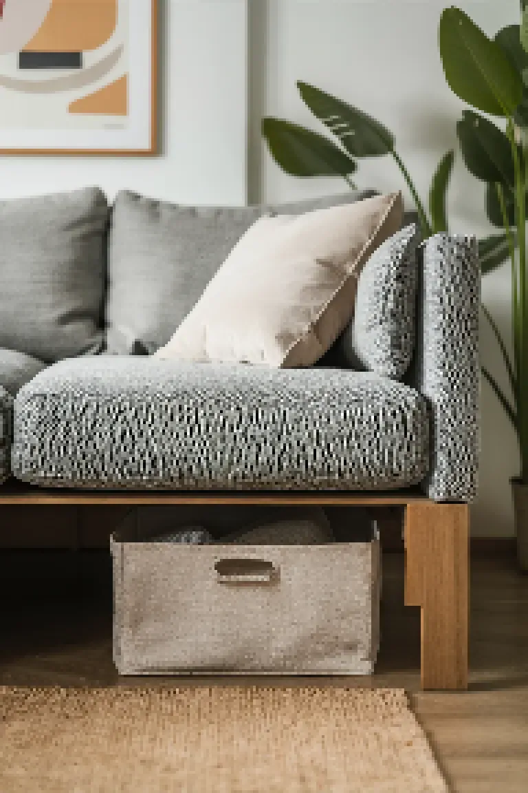 17. Under-sofa Storage Bin