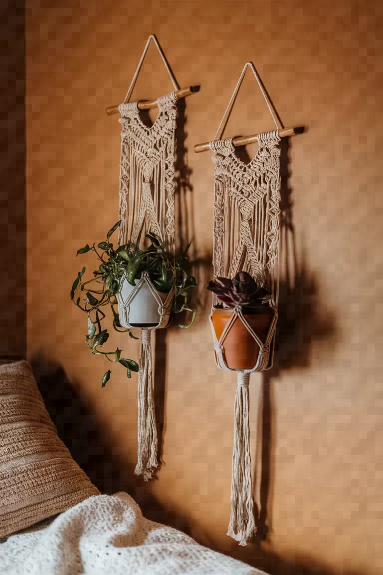 2. Macrame Wall Hangers