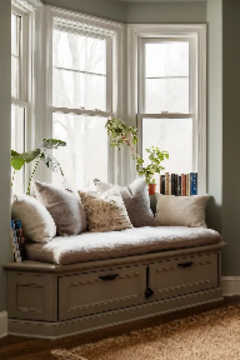 28. Window-seat Storage Bench