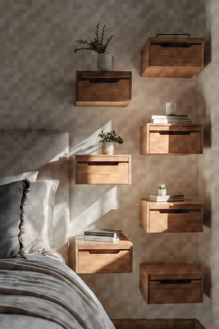 6. Floating Nightstands