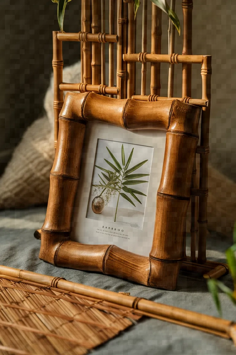 9. Bamboo Picture Frame