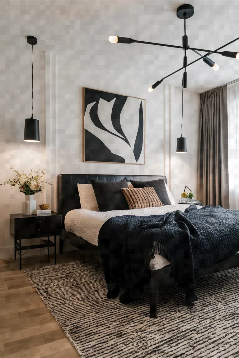 9. Contemporary Cool Best Black Bedroom Decor Ideas