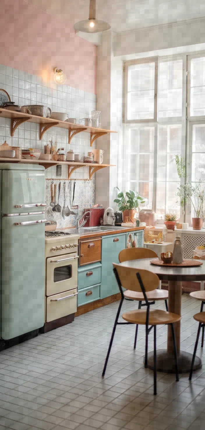 11. Scandinavian Retro Kitchen