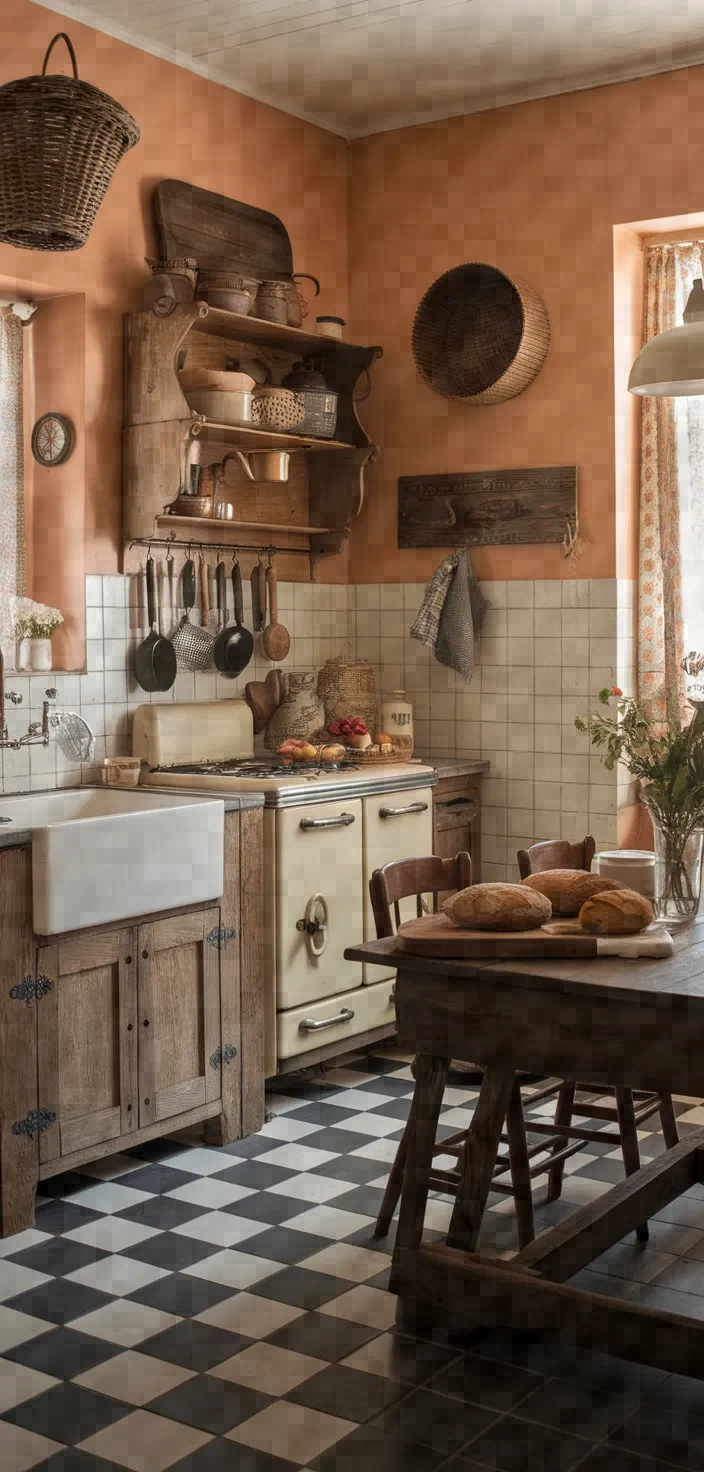 13. Vintage French Kitchen
