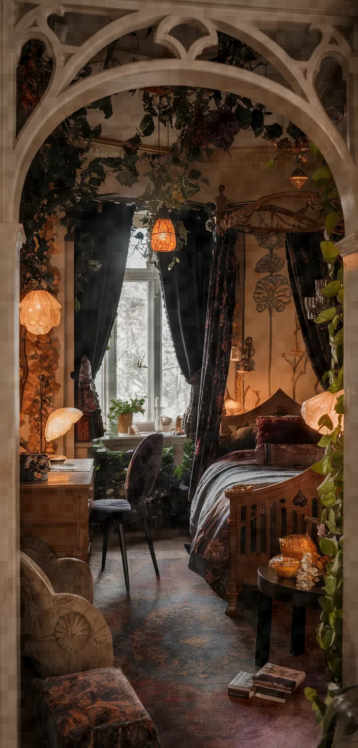 15. Art Nouveau Goth Boho